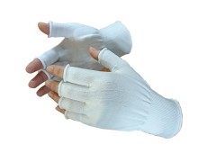 Găng tay sợi polyester cắt 5 ngón máy 14 kim